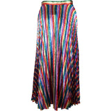 Gucci Metallic Rainbow Plissee Silk Skirt (IT36 / XS)