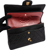 Chanel Quilted Lambskin 24K Gold Medium Double Flap Shoulder Bag