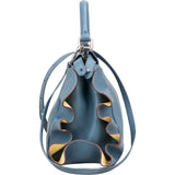 Fendi Leather Small Peekaboo Wave Handbag