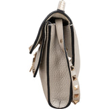 Valentino Garavani Grained Calfskin Rockstud Double Flap Crossbody Bag