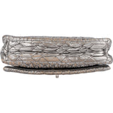 Miu Miu Metallic Matelassé Nappa Leather Crystal Small Shoulder Bag