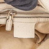Gucci Monogram GG Canvas Bamboo Hobo Shoulder Bag - vintageandkickz
