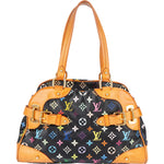 Louis Vuitton Monogram Murakami Multicolor Claudia Shoulder Bag - vintageandkickz