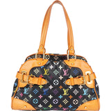 Louis Vuitton Monogram Murakami Multicolor Claudia Shoulder Bag - vintageandkickz