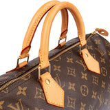 Louis Vuitton Monogram Canvas Speedy 35 Handbag