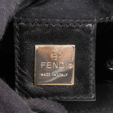 Fendi Cotton FF Buckle Micro Croissant Handbag