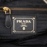 Prada Black Tessuto Bauletto Handbag