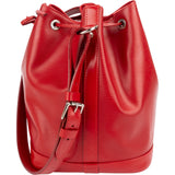 Louis Vuitton Red Epi Leather NM Sac Noé Petit Shoulder Bag
