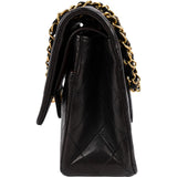 Chanel Quilted Lambskin 24K Gold Medium Double Flap Shoulder Bag