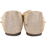 Christian Louboutin Follies Glitter Spikes Ballerina Flats (37)