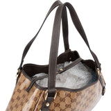 Gucci Monogram GG Patent Coated Canvas Abbey Shoulder Bag
