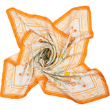 Hermès Twill Oeillets Sauvages Silk 90 Scarf Tuch