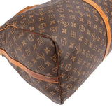 Louis Vuitton Monogram Canvas Keepall 60 Bandoulière Travel Bag