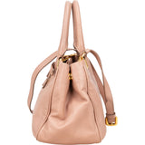 Prada Pink Calf Leather Bonnie Handbag