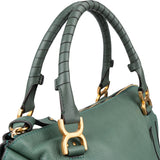 Chloé Grained Calfskin Marcie Satchel Handbag