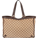 Gucci Monogram GG Canvas Abbey D-Ring Tote Shoulder Bag