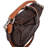 Loewe Woven Leather Puzzle Handbag