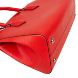 Louis Vuitton Red Epi Leather Soufflot MM Handbag