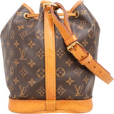 Louis Vuitton Monogram Canvas NM Sac Noé Petit Shoulder Bag
