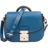 Louis Vuitton Blue Epi Leather Eden PM Crossbody Handbag