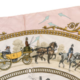 Hermès La Promenade de Longchamps Silk Carre 90 Scarf Tuch