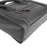 Céline Grey Leather Luggage Handbag