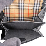 Burberry Grained Leather Bifold Wallet