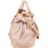 Miu Miu Vitello Lux Bow City Handbag