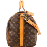 Louis Vuitton Monogram Canvas Keepall 50 Bandoulière Travel Bag