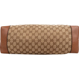 Gucci Monogram GG Canvas Web Large Tote Shoulder Bag