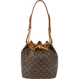 Louis Vuitton Monogram Canvas Sac Noé Petit Shoulder Bag