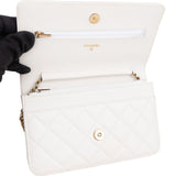 Chanel Quilted Caviar Quilted Wallet On Chain Crossbody Bag