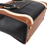 Céline Tricolor Leather Luggage Handbag