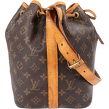 Louis Vuitton Monogram Canvas Sac Noé Petit Shoulder Bag