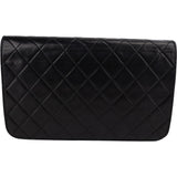 Chanel Quilted Lambskin Medium 24K Gold Single Flap Shoulder Bag