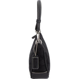 Coach Black Signature Monogram Pochette Handbag