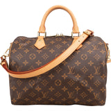 Louis Vuitton Monogram Canvas Speedy 30 Bandoulière Handbag