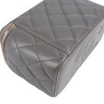 Chanel Quilted Lambskin Top Handle Vanity Case Crossbody Bag - vintageandkickz