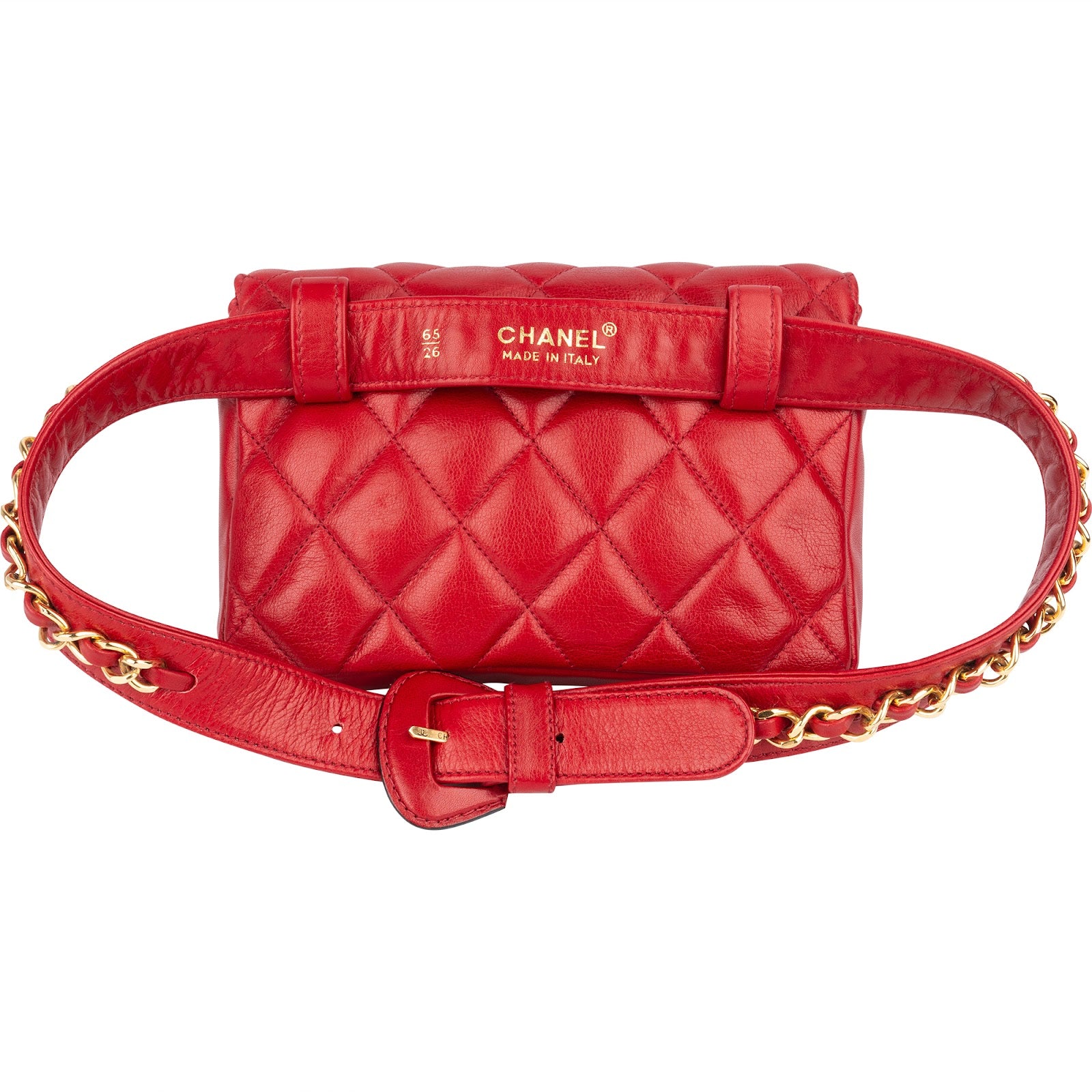 Chanel Quilted Lambskin CC Belt Crossbody Bag xx maße - vintageandkickz