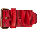 [🔄️B21 / F91] Louis Vuitton Red Epi Leather Grip Griffklammer - vintageandkickz