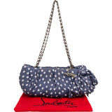 Christian Louboutin Silk Polka Dot Loubie Shoulder Bag
