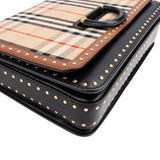 Burberry Vintage Check Studded D-Ring Crossbody Bag