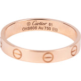 Cartier Au 750 Roségold LOVE Wedding Band Ring (#61)