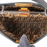 Fendi Black Leather Medium Peekaboo Handbag