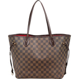 Louis Vuitton Monogram Damier Ebene Neverfull MM Shoulder Bag