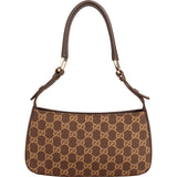 Gucci Monogram GG Canvas Baguette Shoulder Bag