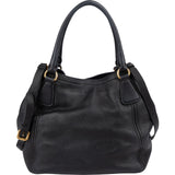 Prada Vitello Daino Leather Hobo Tote Handbag
