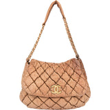 Chanel Quilted Lambskin Bubble Maxi Single Flap Shoulder Bag