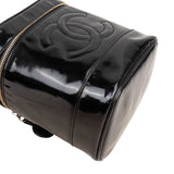Chanel Patent Leather CC Vanity Case Handbag
