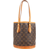 Louis Vuitton Monogram Canvas Bucket PM Shoulder Bag